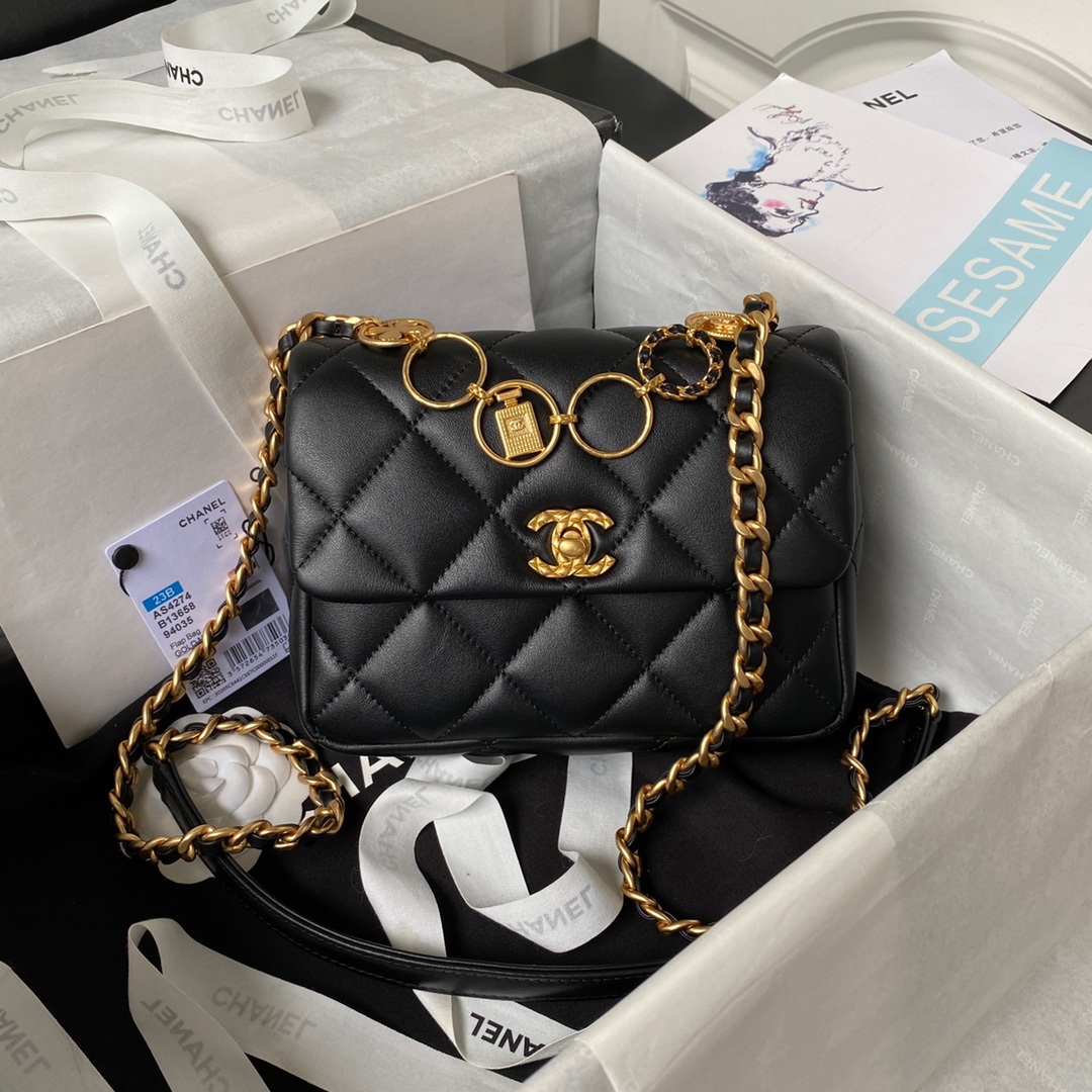 High-quality replica Chanel bag with premium packaging